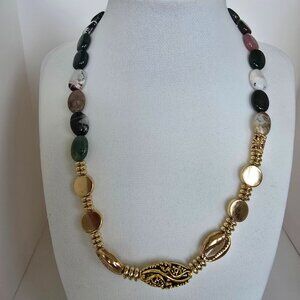 Handmade Indian Agate Necklace